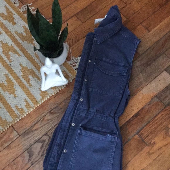 American Eagle Offline by Aerie Blue Utility Vest NWOT - Picture 4 of 5